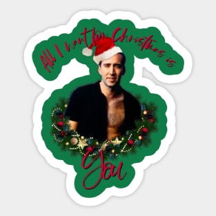 All I want for Christmas Sticker